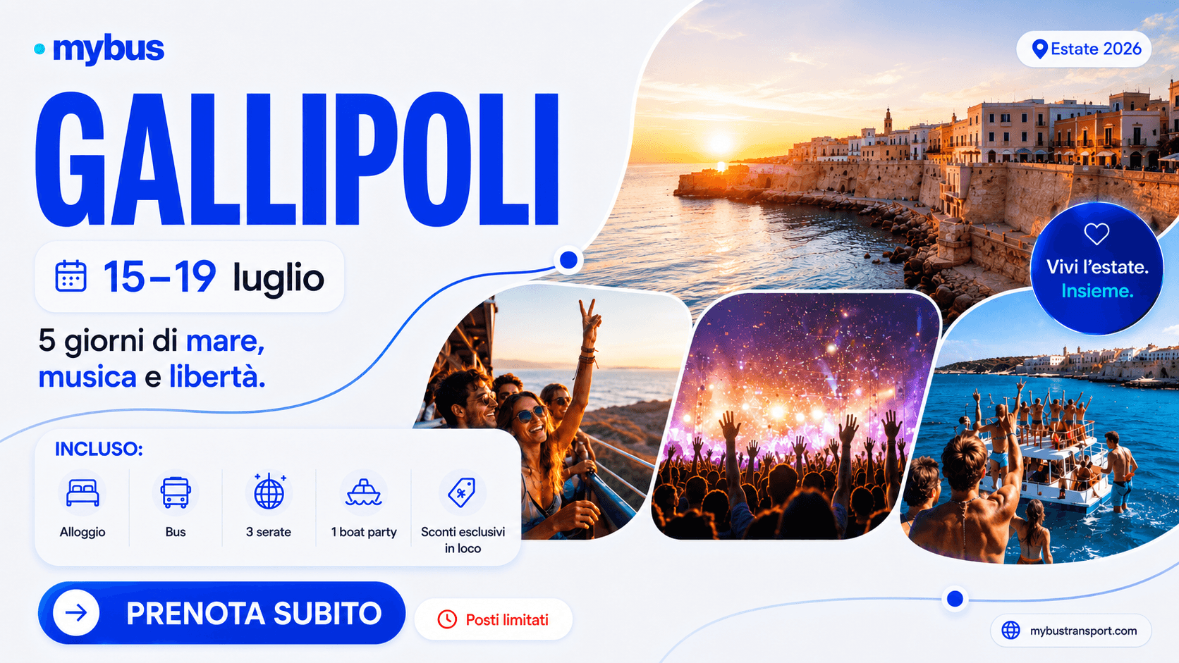 Gallipoli — 5 giorni di mare, musica e libertà